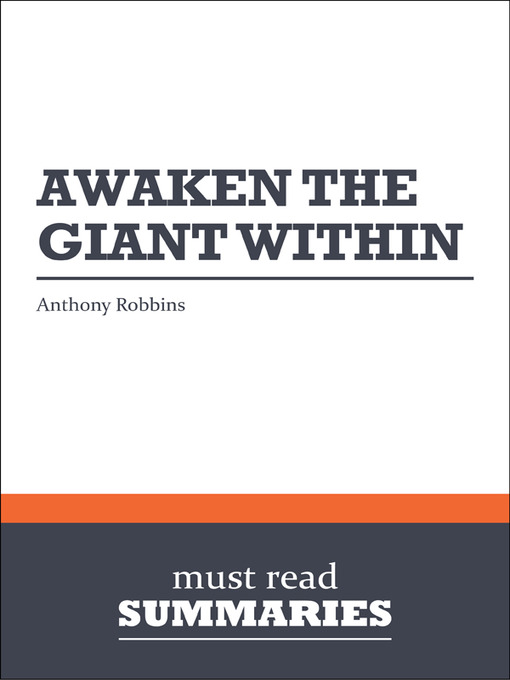 Cover of Awaken the Giant Within - Anthony Robbins